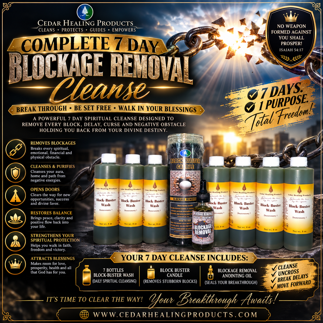 7 Day Blockage Removal Cleanse