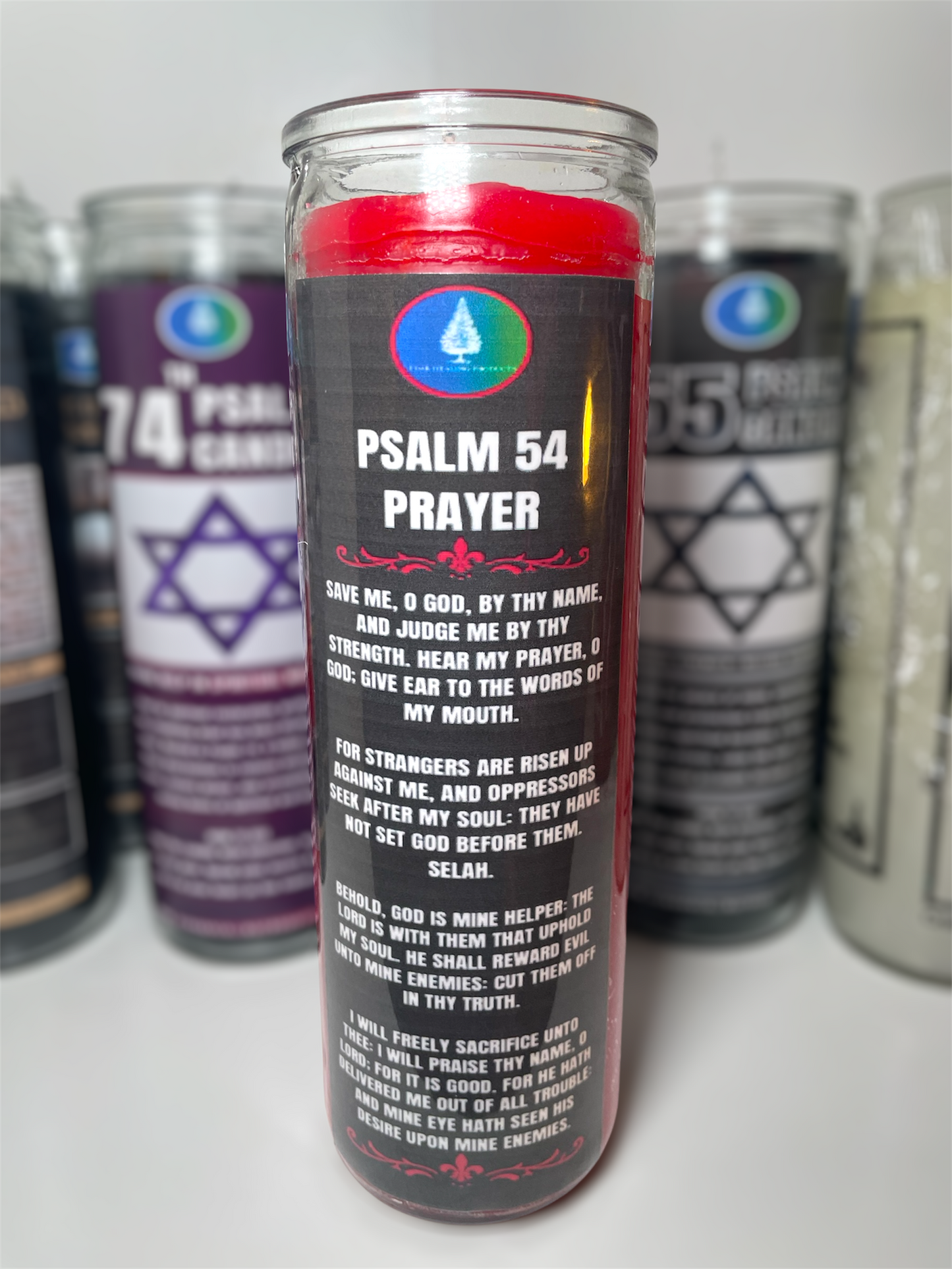 Fixed psalm 54 candle