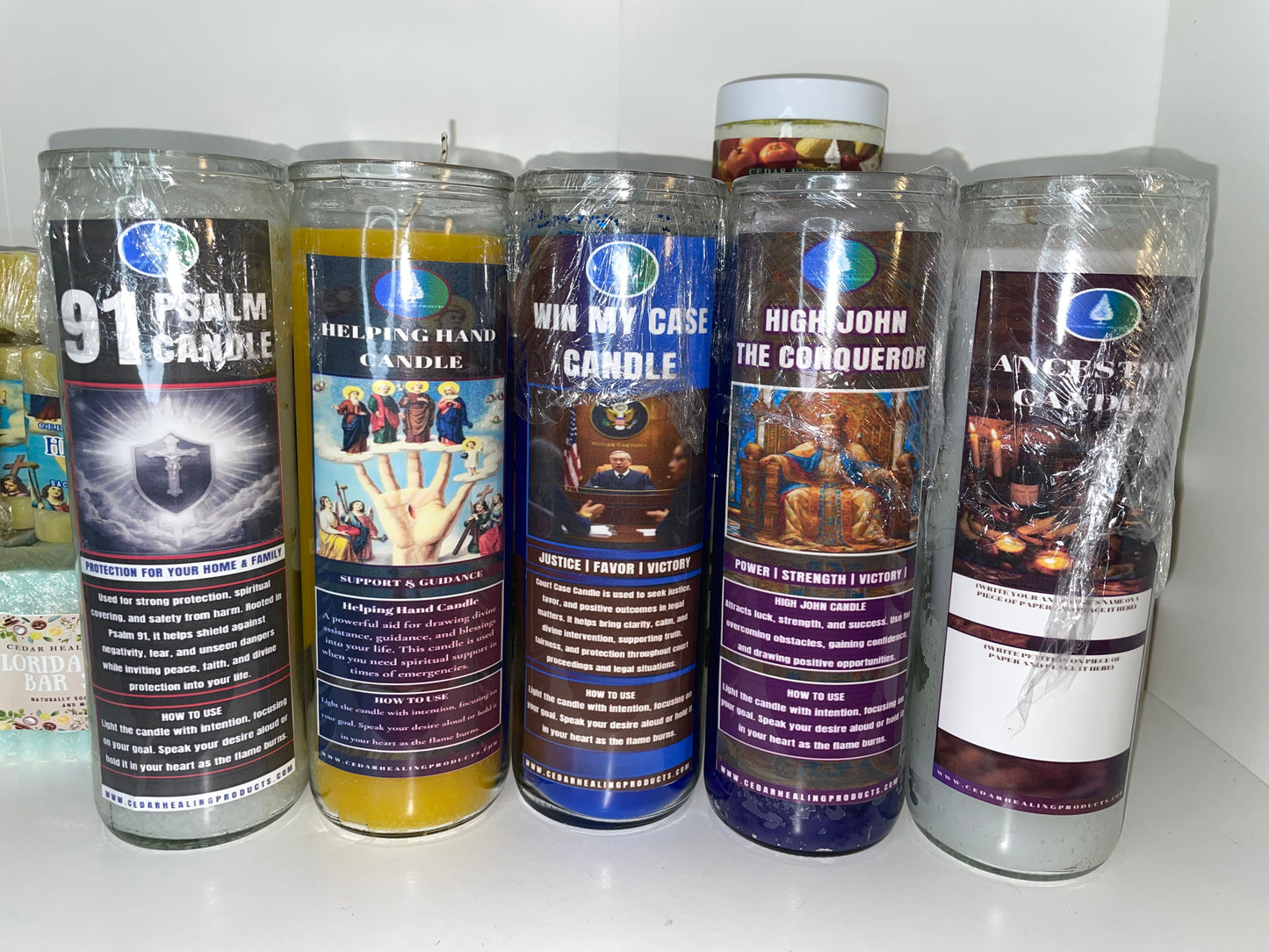 Cedar's 5 Pack Court Candle Set