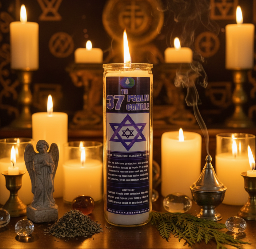 Fixed Psalm 37 Candle