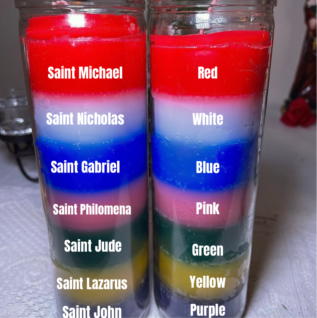 Fixed 7 Saints Candle