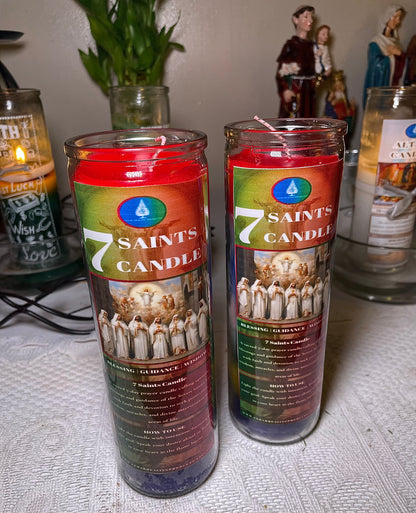 Fixed 7 Saints Candle