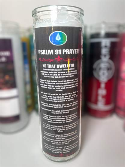 Fixed Psalm 91 Candle