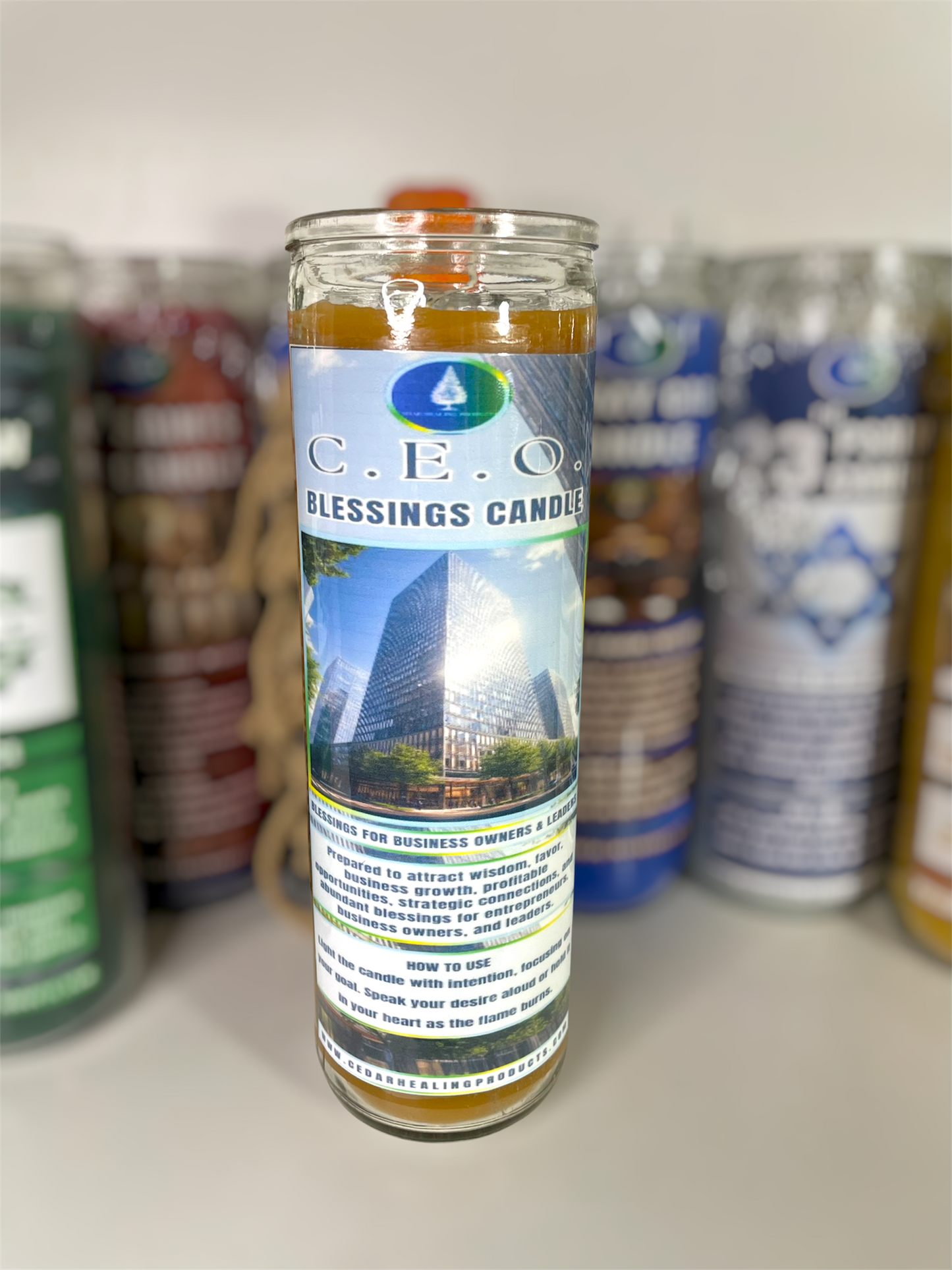 Fixed C.E.O. Blessings Candle