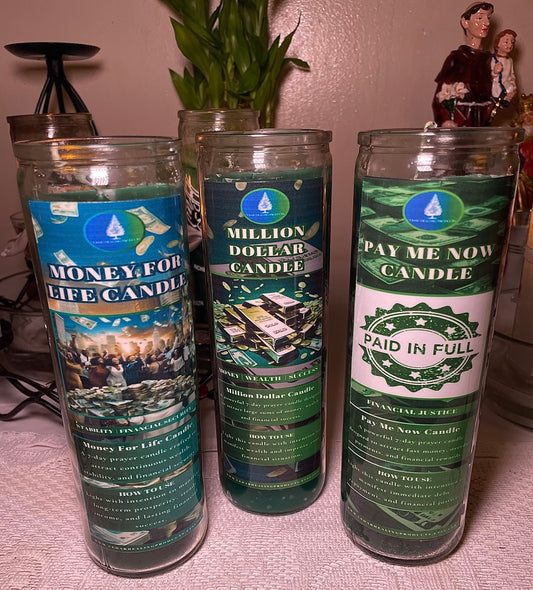 3 Pack Money Candles