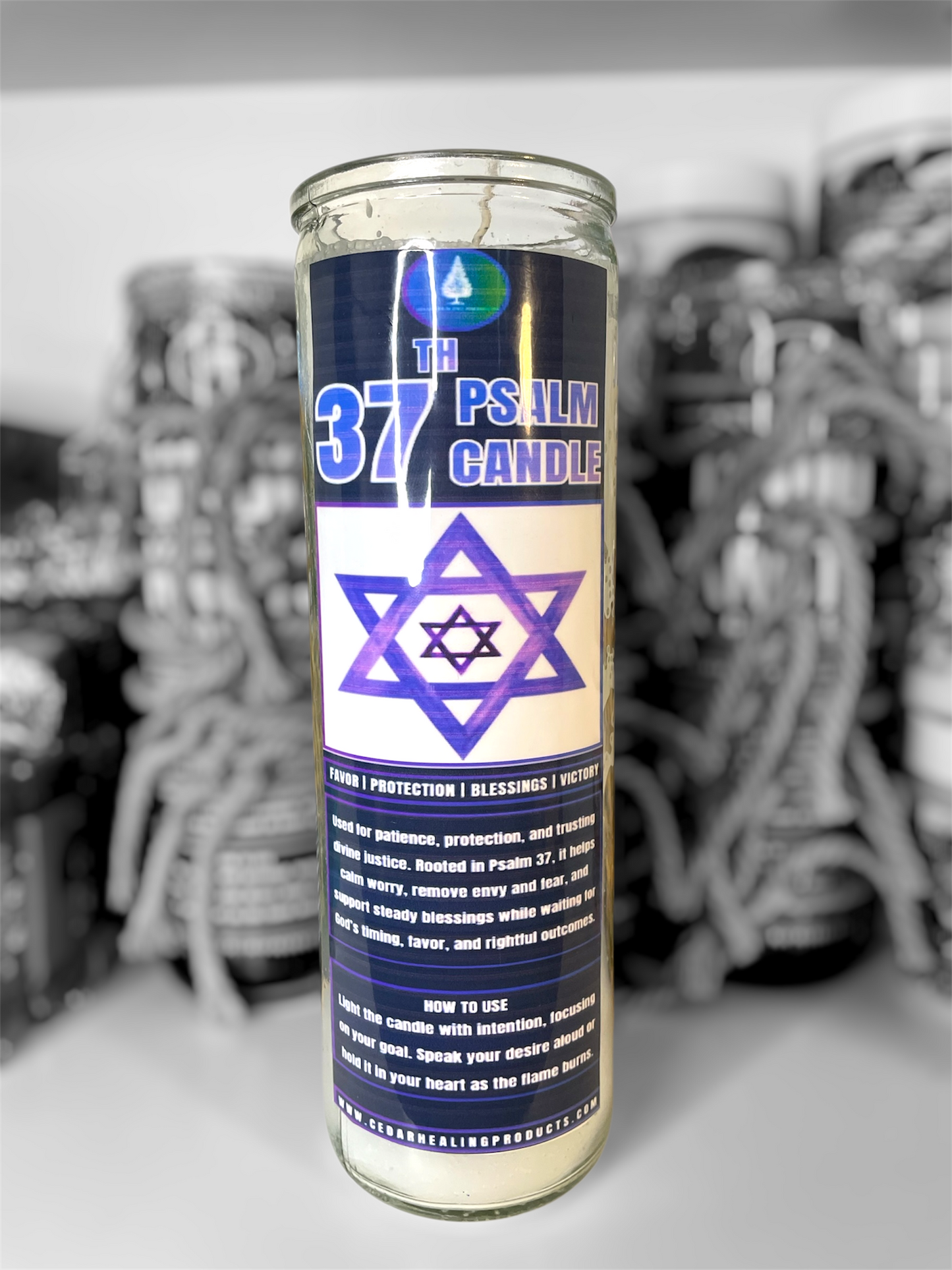 Fixed Psalm 37 Candle