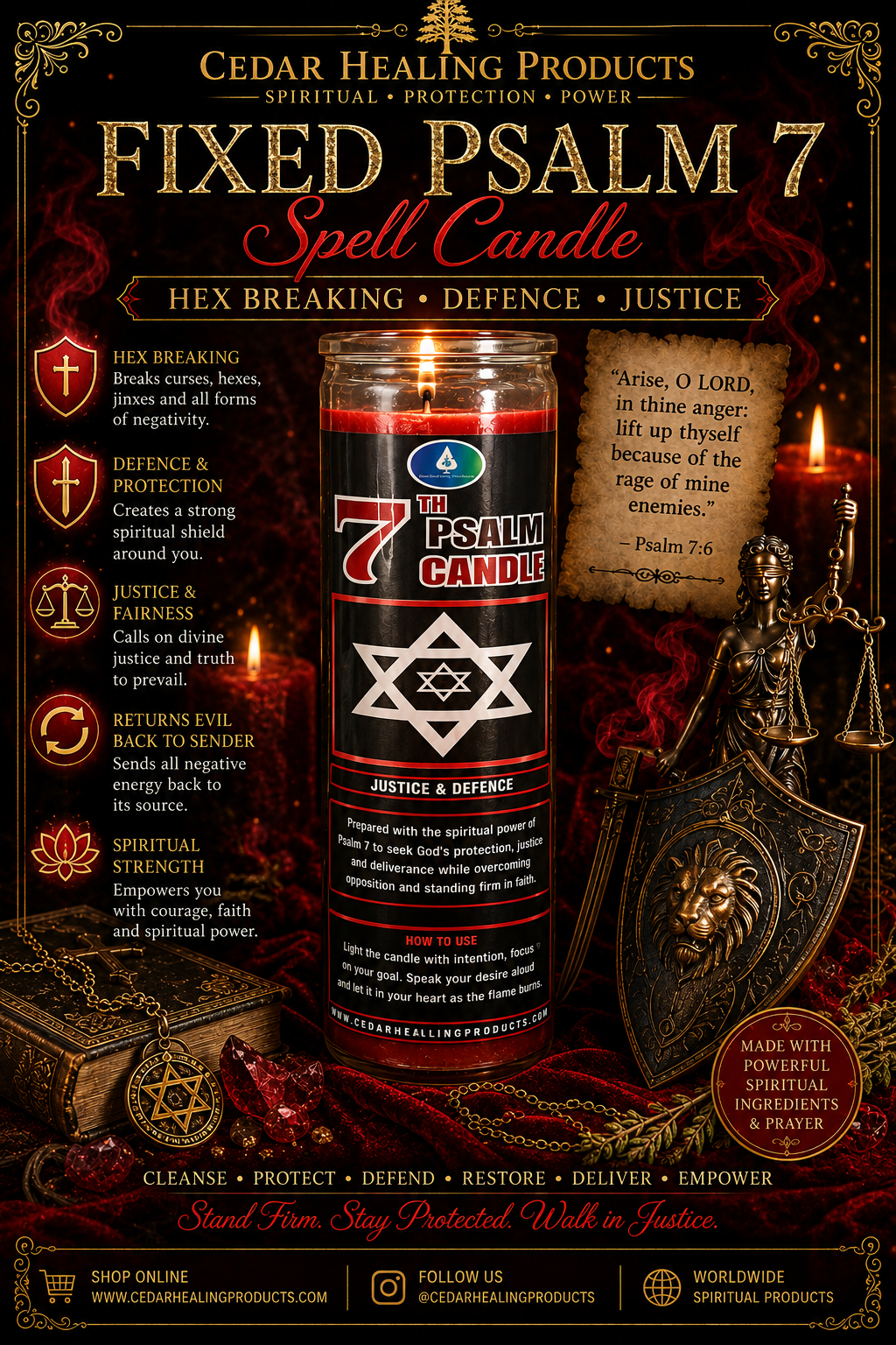 Fixed 7th Psalm Candle