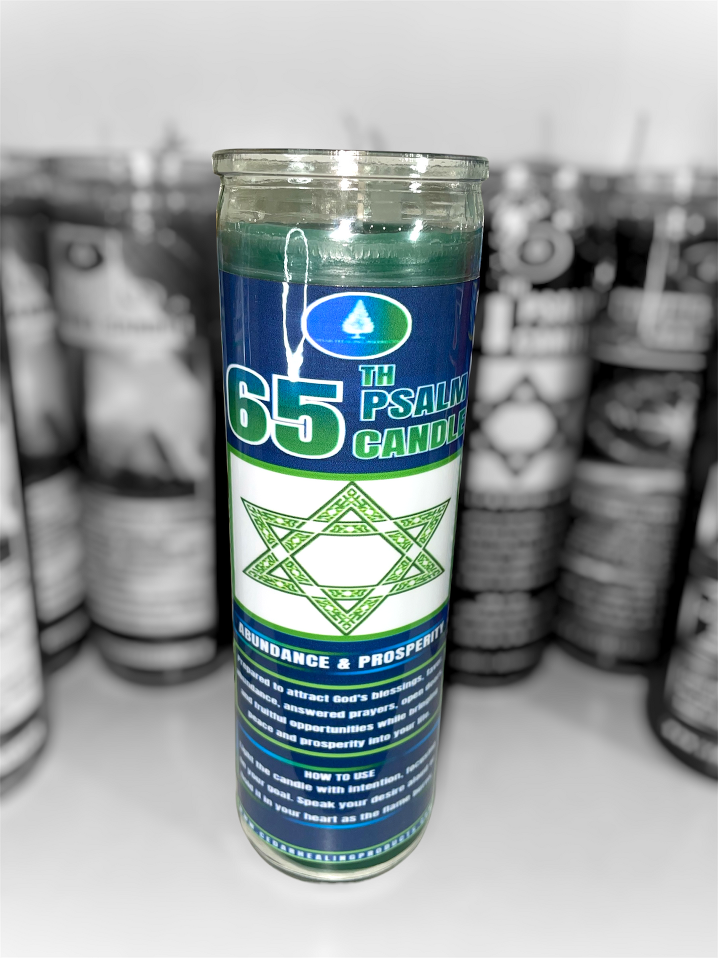 Fixed Psalm 65 Candle