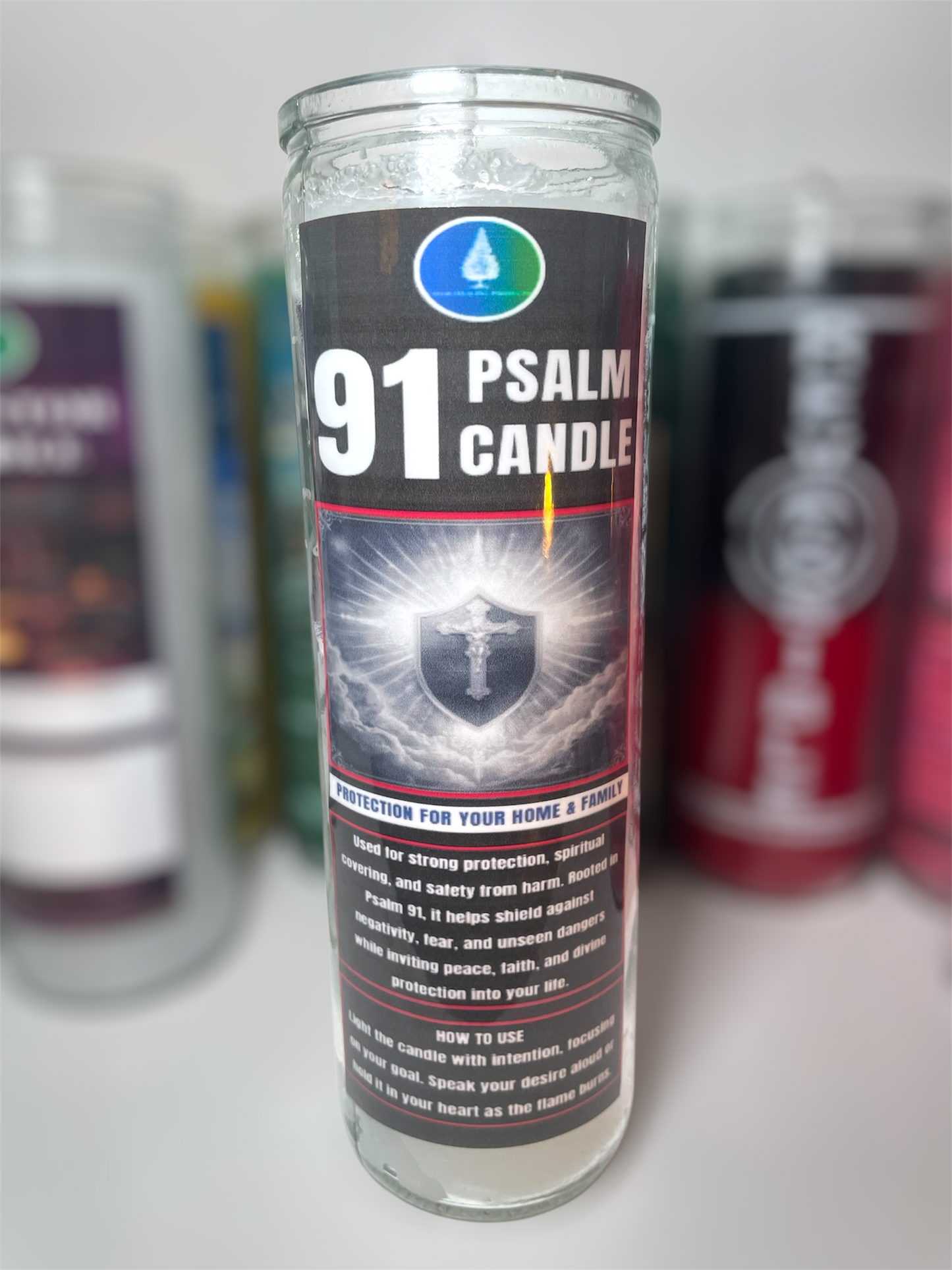 Fixed Psalm 91 Candle