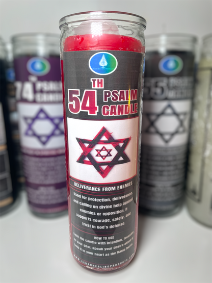 Fixed psalm 54 candle