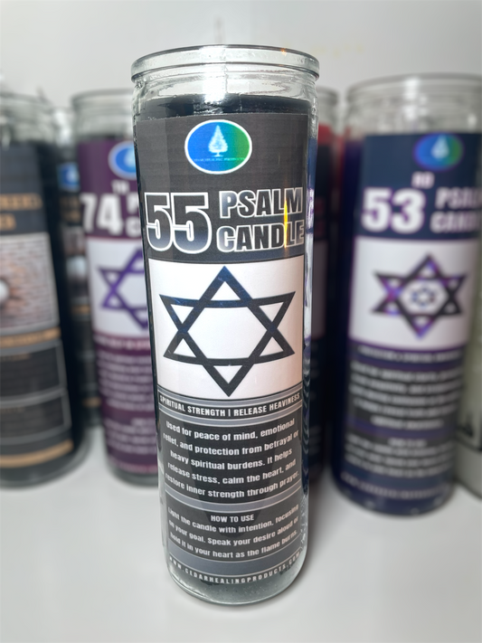 Fixed psalm 55 candle