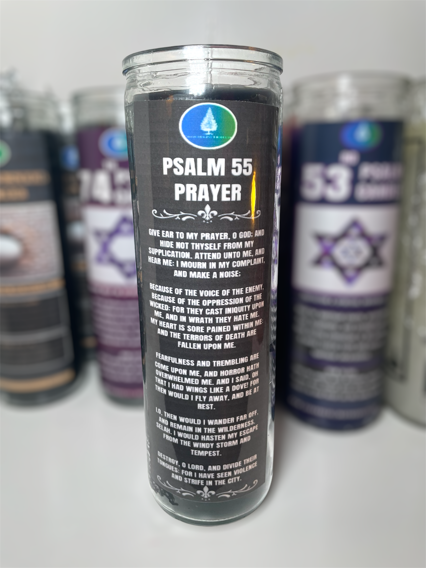 Fixed psalm 55 candle