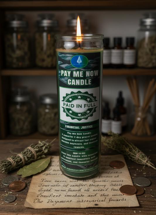 Fixed Pay Me Now Candle