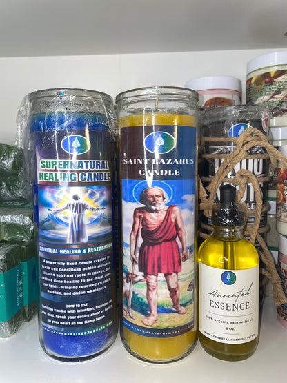 Healing & Resurrection Candle Set & Oil