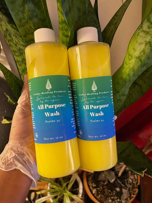 ALL PURPOSE WASH | Spiritual bath + floor wash | For balance, luck and relaxation | Aloe Vera + lavender + mint |