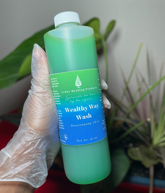 Wealthy Way Wash | Fast Luck | Money drawing | Attract money | Prosperity | Spiritual bath | Sweet juniper berries + Bayberries + Green pear