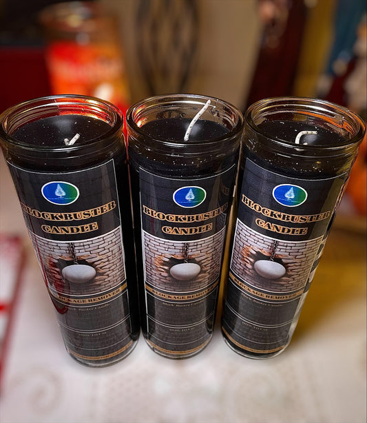 BLOCK-BUSTER CANDLE | 7-day prayer candle | Used for removing blockages, overcoming challenges and for progress |