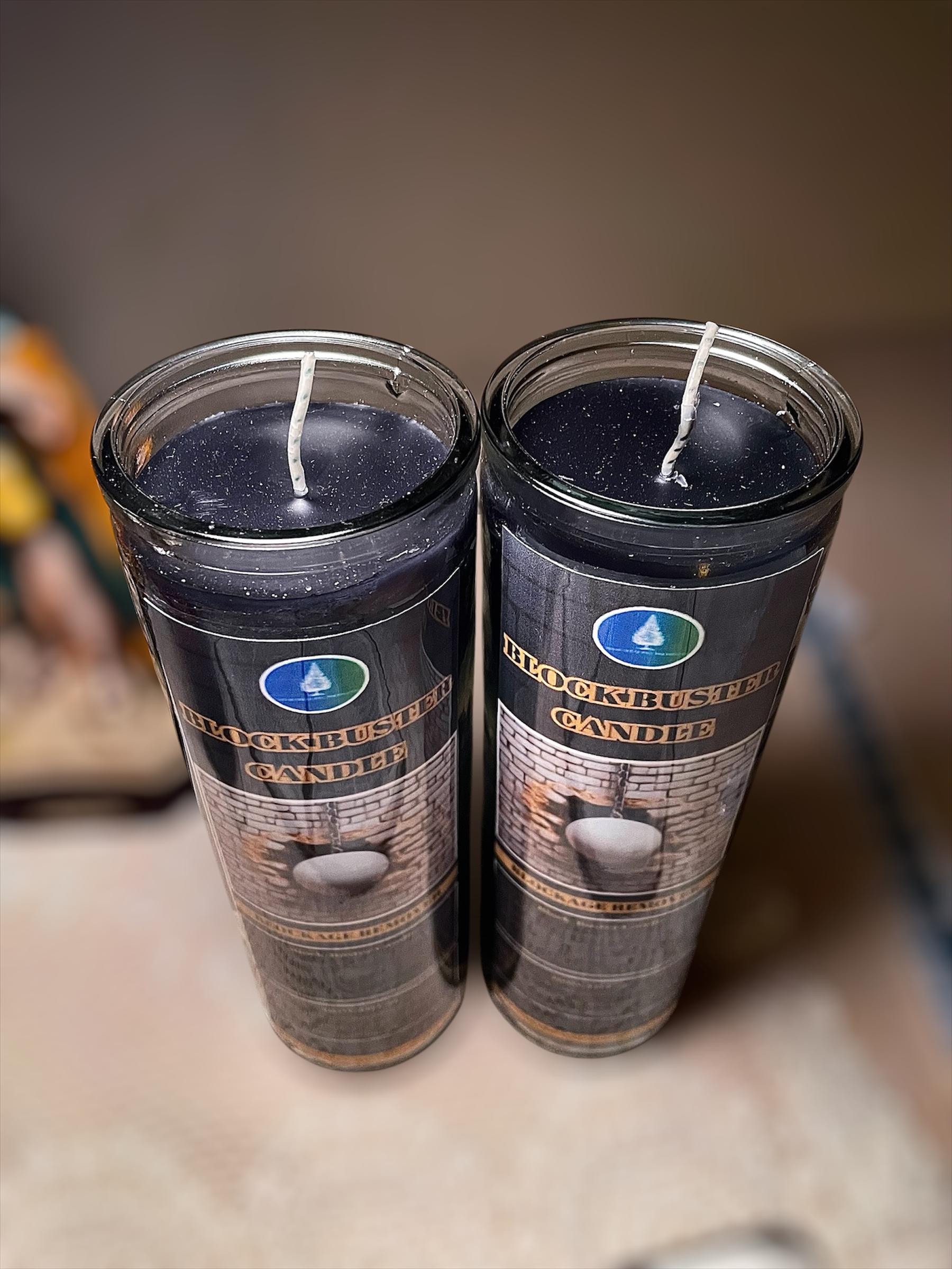 BLOCK-BUSTER CANDLE | 7-day prayer candle | Used for removing blockages, overcoming challenges and for progress |