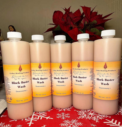 BLOCK-BUSTER | Spiritual bath + Floor wash | Road opener | Conquer your enemies | Remove blockages | With potent herbal extracts and oils |