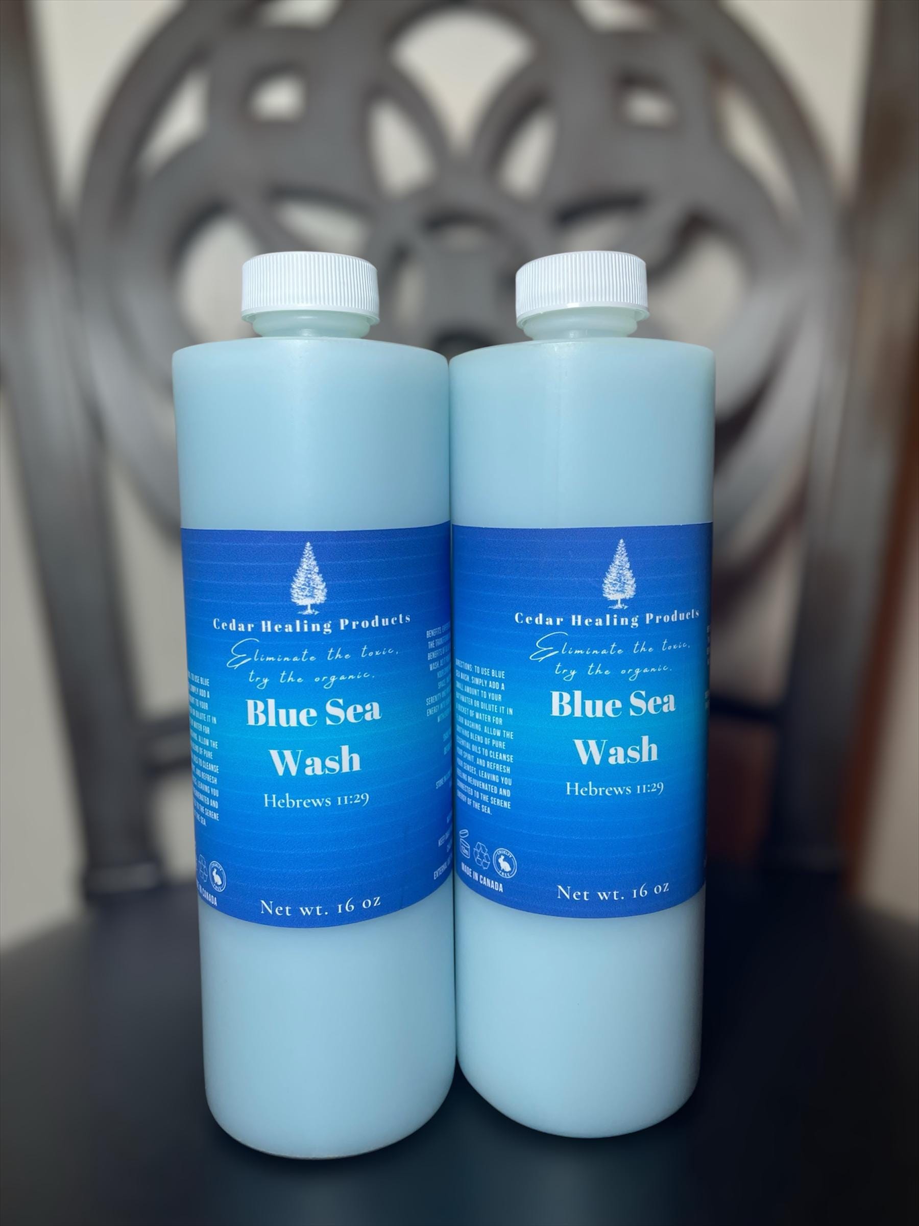 BLUE SEA WASH | Spiritual bath + floor wash | Energy healing | Cleansing | Use it for clearance and purification work.