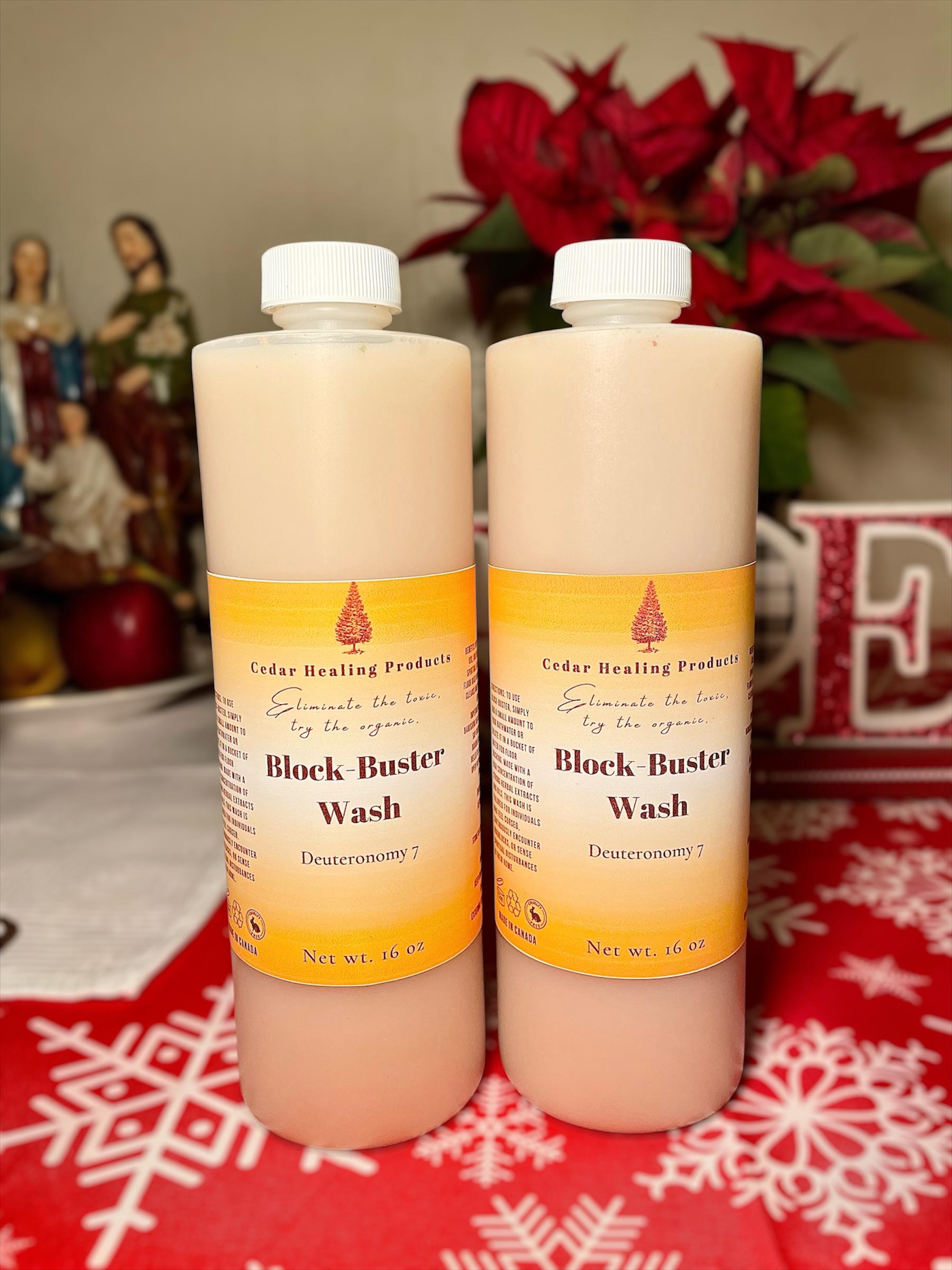 BLOCK-BUSTER | Spiritual bath + Floor wash | Road opener | Conquer your enemies | Remove blockages | With potent herbal extracts and oils |